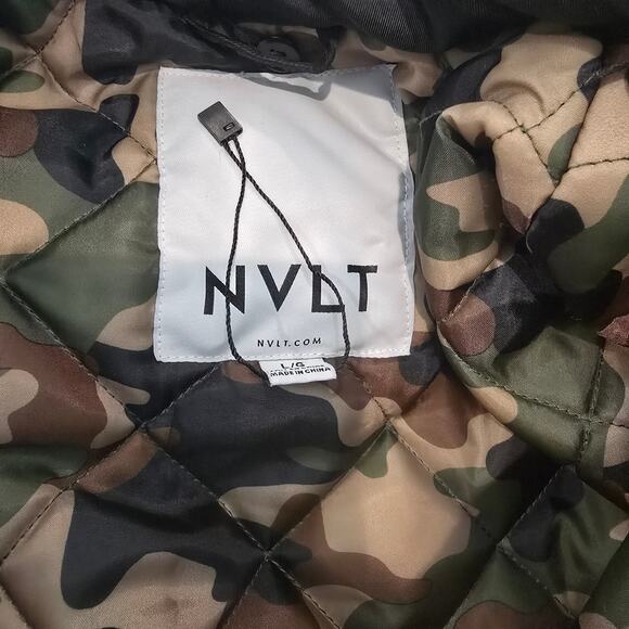 NWT Anthropologie NVLT Faux Fur Bomber Jacket - Picture 9 of 9